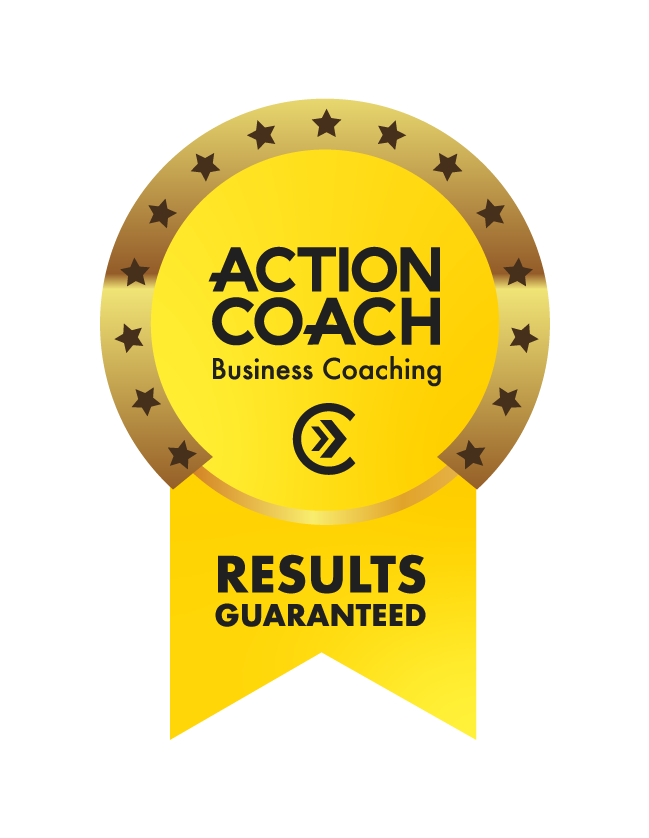 ActionCOACH guarantee badge for business results and international recognition